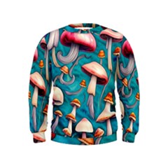 Witchy Mushroom Kids  Sweatshirt