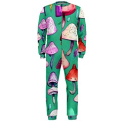 Goblin Mushroom Forest Boho Witchy Onepiece Jumpsuit (men)