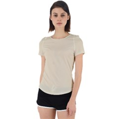 Dutch White	 - 	back Cut Out Sport Tee