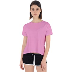 Ballet Slipper Pink	 - 	open Back Sport Tee by ColorfulSportsWear