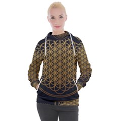 Horizon Sempiternal Bring Abstract Pattern Women s Hooded Pullover by Jancukart