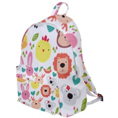 Cute Animals Cartoon Seamless Background The Plain Backpack