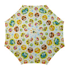 Owl Bird Cartoon Golf Umbrellas