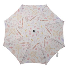 Weather Umbrella Rain Cloud Seamless Doodle Pattern Hook Handle Umbrellas (large) by Jancukart