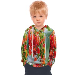 Gathering Sping Flowers  Kids  Overhead Hoodie