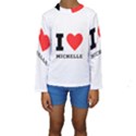 I love michelle Kids  Long Sleeve Swimwear View1