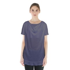 Porpoise Grey	 - 	skirt Hem Sports Top