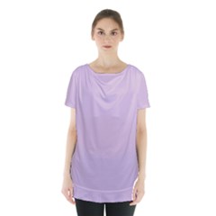 Thistle Purple	 - 	skirt Hem Sports Top by ColorfulSportsWear