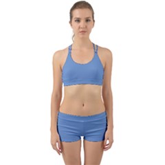 Provence Blue	 - 	back Web Gym Set by ColorfulSportsWear