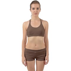 Dark Tuscan Brown	 - 	back Web Gym Set