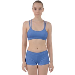 Provence Blue	 - 	perfect Fit Gym Set by ColorfulSportsWear