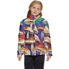 Mushroom Kids  Puffer Bubble Jacket Coat by GardenOfOphir