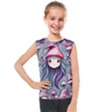 Witchy Mushroom Forest Kids  Mesh Tank Top View1