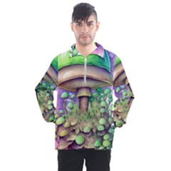 Farmcore Mushroom Men s Half Zip Pullover