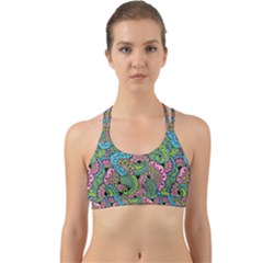 Background Texture Paisley Pattern Back Web Sports Bra