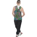 Background Texture Paisley Pattern Men s Sleeveless Hoodie View2