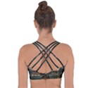 Nature Waters Lake Island Landscape Thunderstorm Cross String Back Sports Bra View2