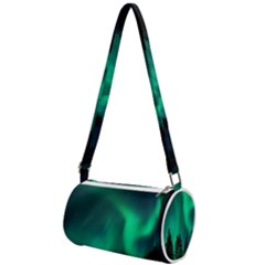 Aurora Northern Lights Phenomenon Atmosphere Sky Mini Cylinder Bag by Jancukart