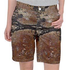 Rustic Charm Abstract Print Pocket Shorts by dflcprintsclothing