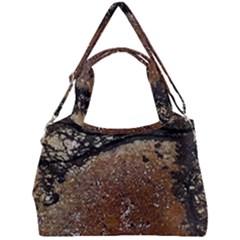 Rustic Charm Abstract Print Double Compartment Shoulder Bag by dflcprintsclothing