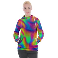 Fluid Background Pattern Women s Hooded Pullover by GardenOfOphir