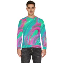 Fluid Art Background Men s Fleece Sweatshirt by GardenOfOphir