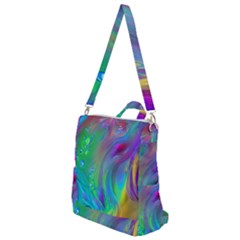 Fluid Art - Artistic And Colorful Crossbody Backpack by GardenOfOphir