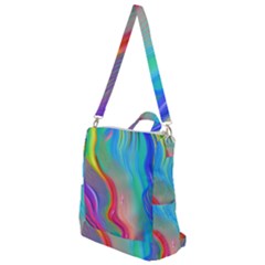 Fluid Art - Contemporary And Flowy Crossbody Backpack by GardenOfOphir