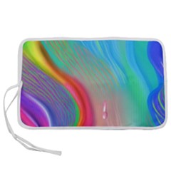 Fluid Art - Contemporary And Flowy Pen Storage Case (m) by GardenOfOphir