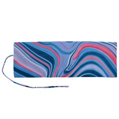 Fluid Art - Abstract And Modern Roll Up Canvas Pencil Holder (m) by GardenOfOphir