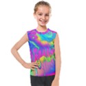 Liquid Art Pattern - Fluid Art - Marble Art - Liquid Background Kids  Mesh Tank Top View1