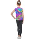 Liquid Art Pattern - Fluid Art - Marble Art - Liquid Background Kids  Mesh Tank Top View2