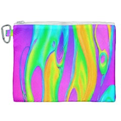 Fluid Background - Fluid Artist - Liquid - Fluid - Trendy Canvas Cosmetic Bag (xxl) by GardenOfOphir