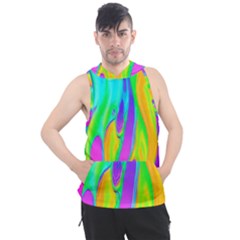 Fluid Background - Fluid Artist - Liquid - Fluid - Trendy Men s Sleeveless Hoodie by GardenOfOphir