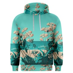 Beach Ocean Flowers Flower Floral Plants Vacation Men s Overhead Hoodie