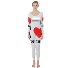 I Love Cynthia Long Sleeve Catsuit by ilovewhateva