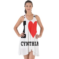 I Love Cynthia Show Some Back Chiffon Dress by ilovewhateva