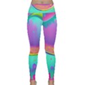 Liquid Art Pattern - Fluid Background Lightweight Velour Classic Yoga Leggings View1