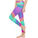 Liquid Art Pattern - Fluid Background Lightweight Velour Classic Yoga Leggings View3