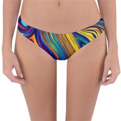 Rolling In The Deep Reversible Hipster Bikini Bottoms by GardenOfOphir