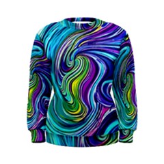 Waves Of Color Women s Sweatshirt