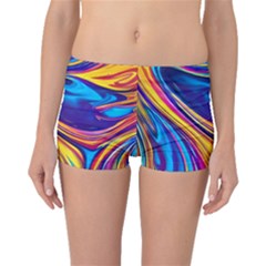 Dancing In The Liquid Light Boyleg Bikini Bottoms by GardenOfOphir