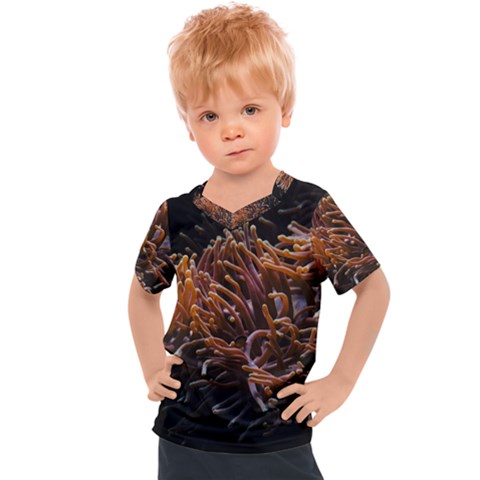 Sea Anemone Coral Underwater Ocean Sea Water Kids  Sports Tee by Wegoenart