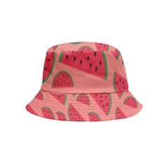 Watermelon Red Food Fruit Healthy Summer Fresh Bucket Hat (kids) by Wegoenart