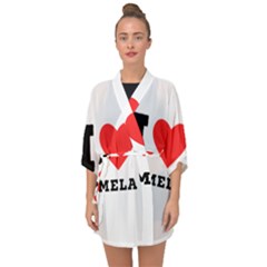 I Love Pamela Half Sleeve Chiffon Kimono