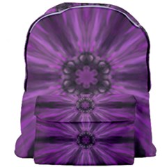 Pattern Purple Symmetry Dark Giant Full Print Backpack