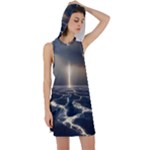 Apocalypse Armageddon Apocalyptic Racer Back Hoodie Dress