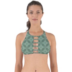 Sophisticated Pattern Perfectly Cut Out Bikini Top by GardenOfOphir