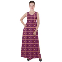 Pattern 9 Empire Waist Velour Maxi Dress