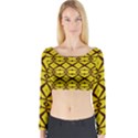 Pattern 16 Long Sleeve Crop Top View1